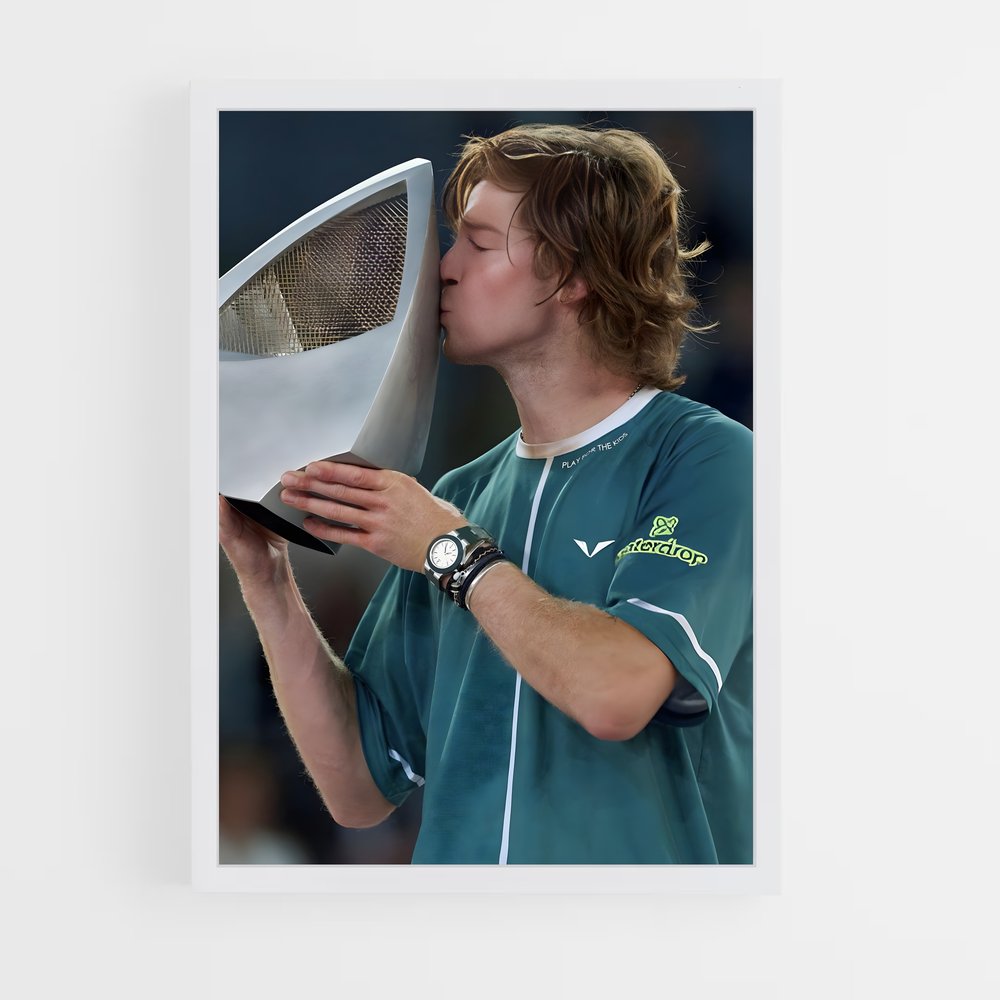 Poster Andrey de rublev – affiche Tennis (vue 3)